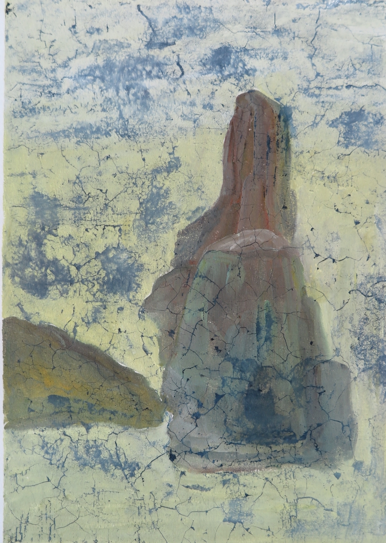 11,石头系列 48x72 独幅版画 2008