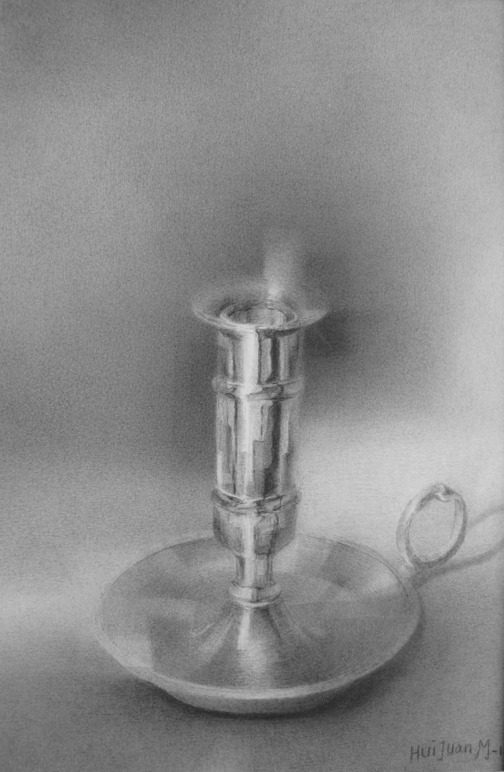 5,Candle Holders 34x27 Pencil Drawing 2010