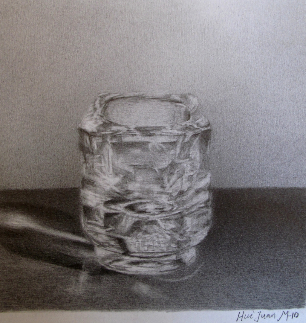 6,Glass Holders 28x34 Pencil Drawing 2010