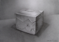 10,Pottery 陶艺盒.32x42.2010, Pencil Drawing 铅笔素描