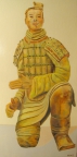 11.Warrior 兵俑 100x50. 2013, Oil on canvas 麻布油画
